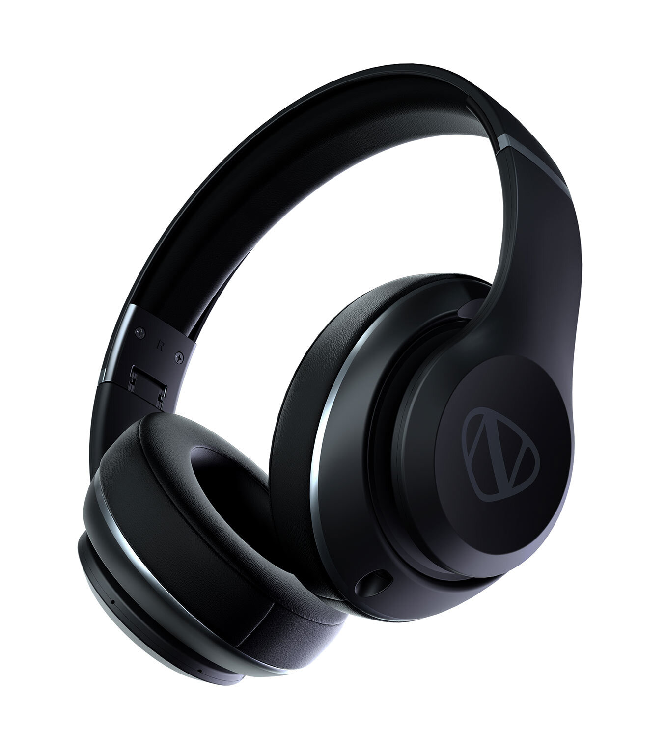 NCredible2 Wireless On-Ear Headphones, Built-in Mic, Wired Mode, Carrying Case - Black/Gunmetal