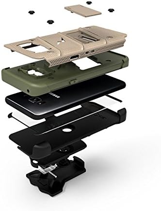 ZIZO Bolt Samsung Galaxy S8 Plus Holster Case with Tempered Glass. Kickstand & Lanyard (5 Colors)