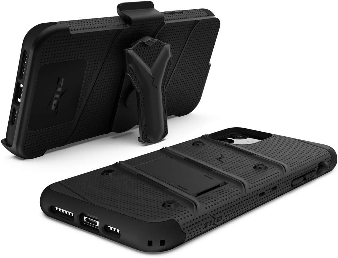 ZIZO Bolt iPhone 11 Holster Case with Screen Protector, Kickstand & Lanyard (5 Colors)