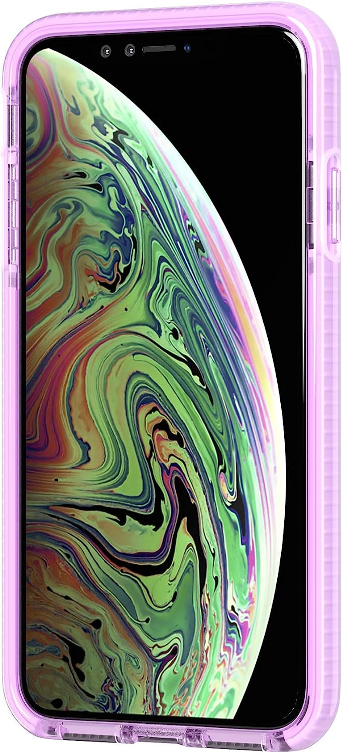 Tech21 Evo Check Apple iPhone Xs Max Case, 12ft Drop Protection - Orchid