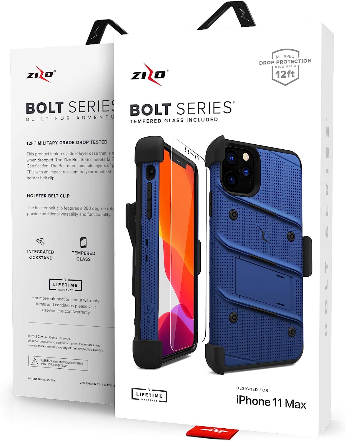ZIZO Bolt Bundle for Apple iPhone 11 Pro Max Case
