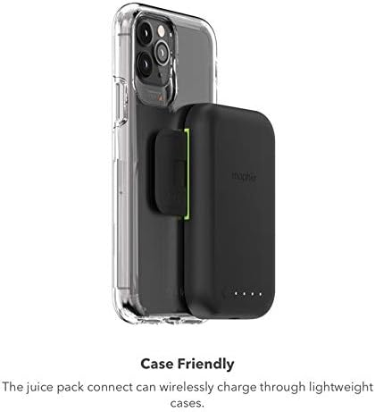 Mophie Juice Pack Connect Compact Power Bank with 5,000 mAh Battery - Black