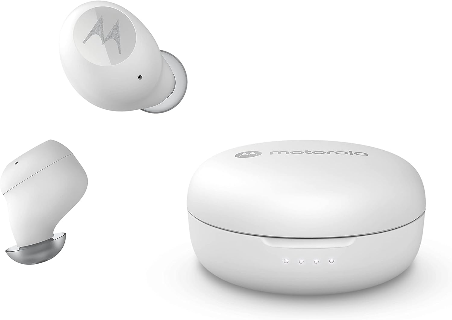 Motorola Moto Buds 150 True Wireless Earbuds IPX5 Water Excellent Design, Resistant & Lightweight - White