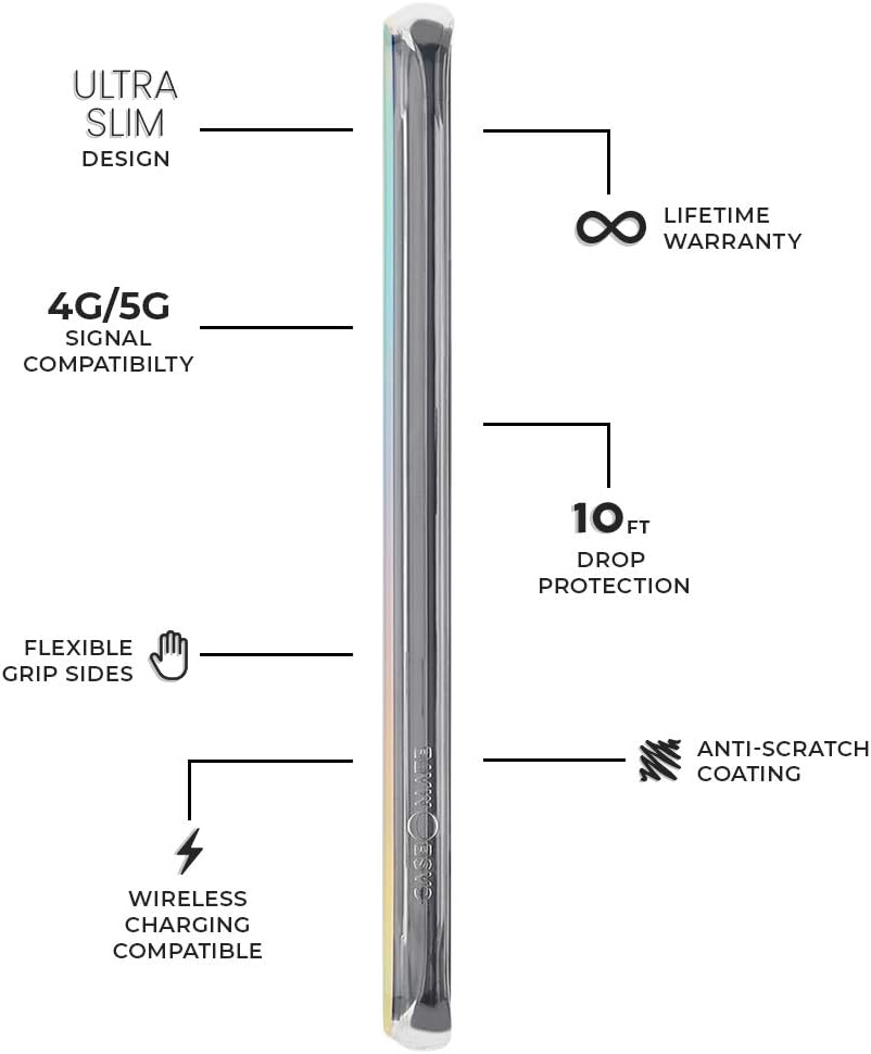 Case-Mate - Samsung Galaxy S20+/S20 Plus 5G Iridescent Case - Tough Groove