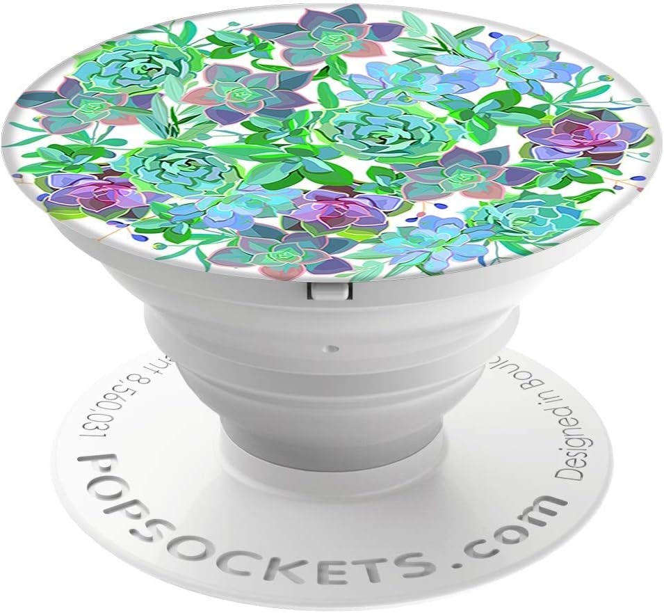 PopSockets Collapsible Grip & Stand for Phones and Tablets - Succulents