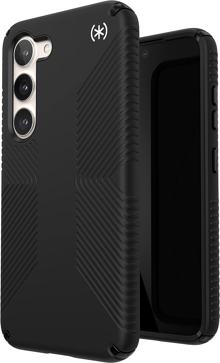 Speck Presidio 2 Grip Samsung Galaxy S23 Case Slim Design Drop Protection - Black