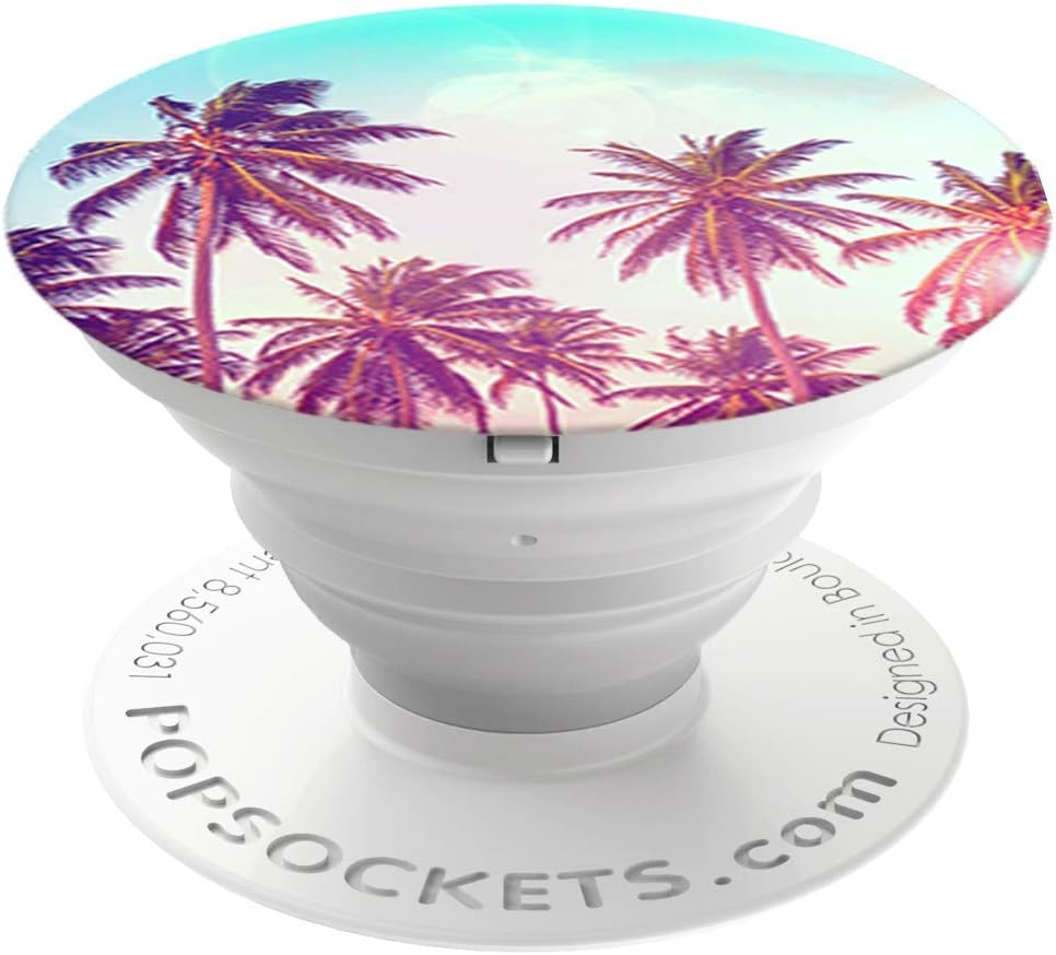 PopSockets Collapsible Grip & Stand for Phones and Tablets - Palm Trees