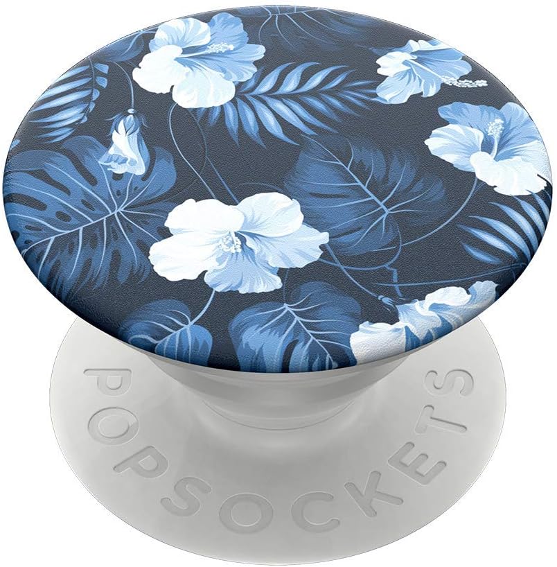 PopSockets PopGrip Expanding Stand and Grip with a Swappable Top for Phones & Tablets - Blue Island