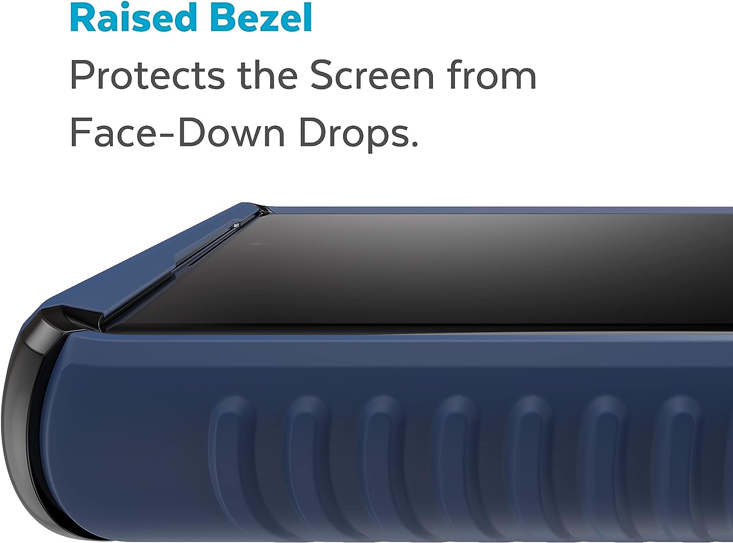 Speck Presidio 2 Grip - Galaxy S23 Case Slim Design Drop Protection Ultra (Coastal Blue)