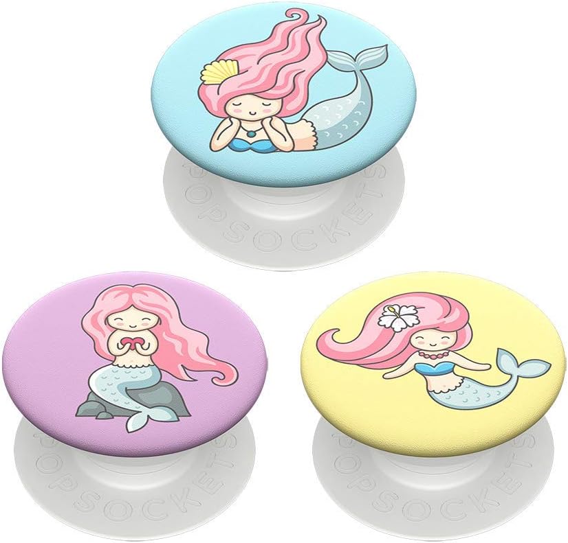 PopSockets PopMini - Stand and Grip for Cellphones and Tablets, 3 Pack - Beach Baes