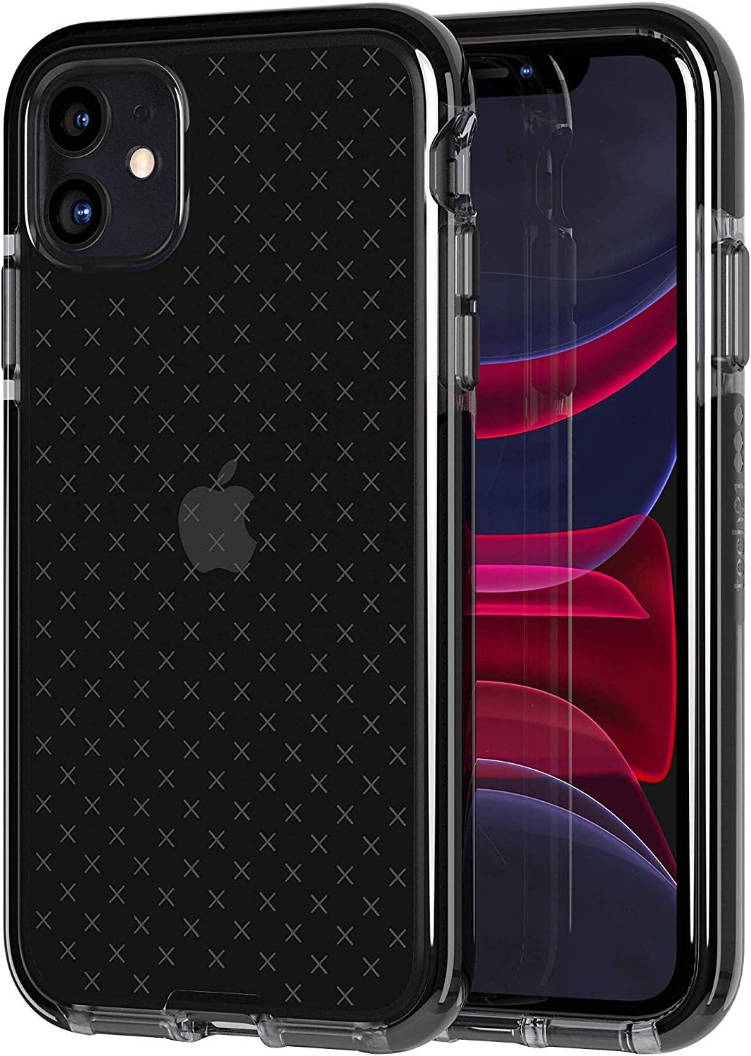 Tech21 Evo Check for Apple iPhone 11 Case with 12 ft. Drop Protection - Smokey Black