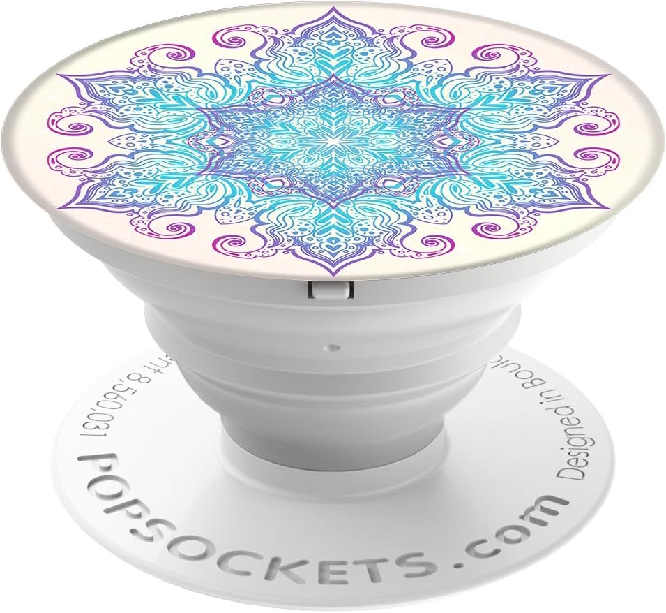 PopSockets Collapsible Grip & Stand for Phones and Tablets - Flower Mandala