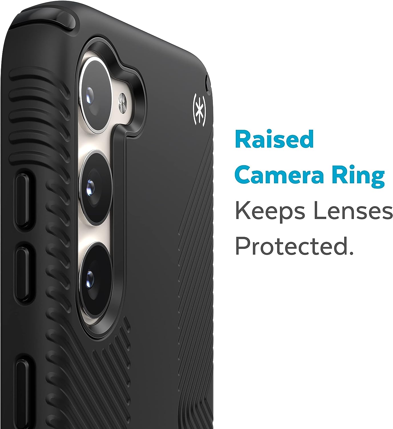 Speck Presidio 2 Grip Samsung Galaxy S23 Plus / S23+ Case with Slim Design Drop Protection - (Black)