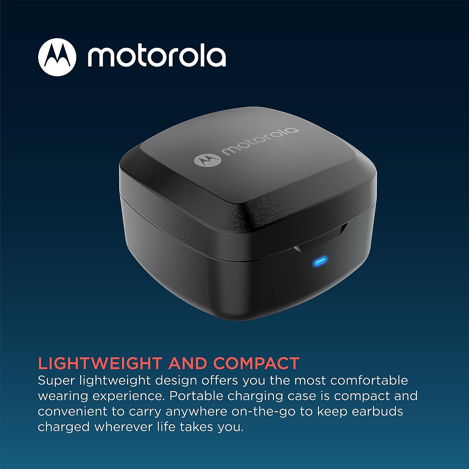 Motorola Moto Buds 100 True Wireless Bluetooth Earbuds with Superior Sound Quality - Black