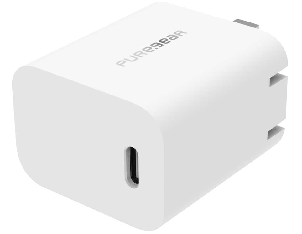 Pure Gear 20W Light Speed USB C Wall Charger - White