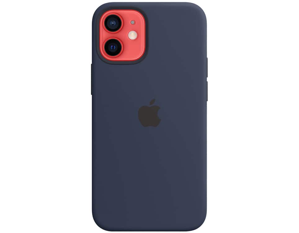Apple Silicone Case with MagSafe for iPhone 12 Mini Scratches and Drop Protect (Deep Navy)