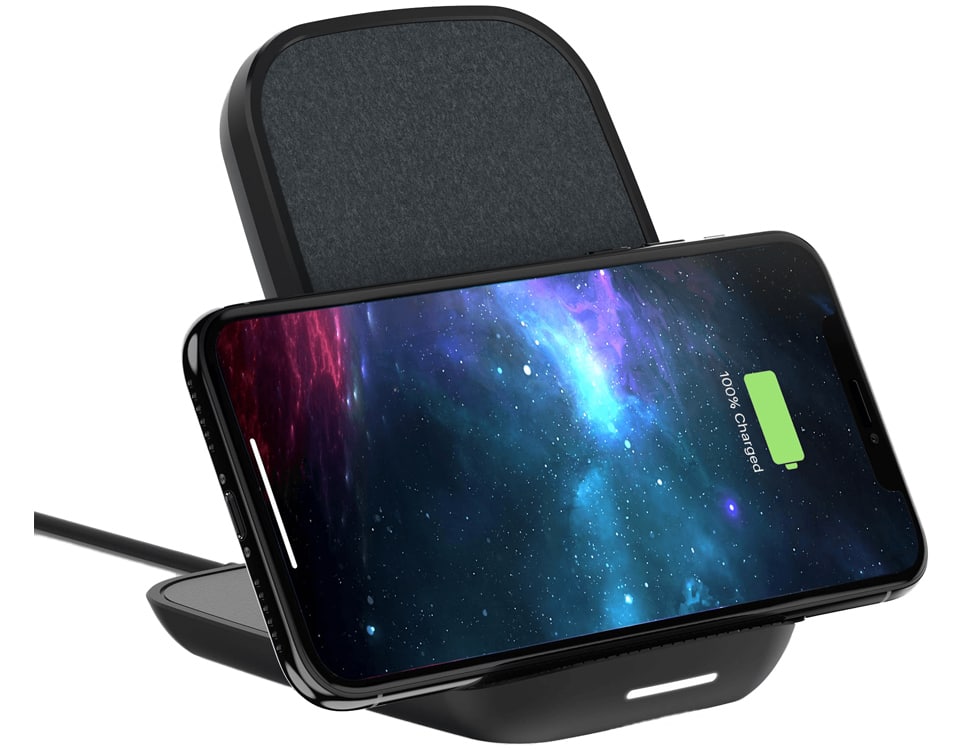 Mophie Adjustable Universal Wireless Charging Stand Super Fast Charging up to 10W - Black