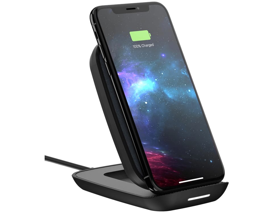 Mophie Adjustable Universal Wireless Charging Stand Super Fast Charging up to 10W - Black