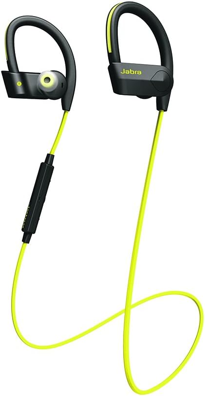 Jabra Sport Pace Wireless Bluetooth Earbuds for Superior Sound & Calls IP54 Rated - Yellow