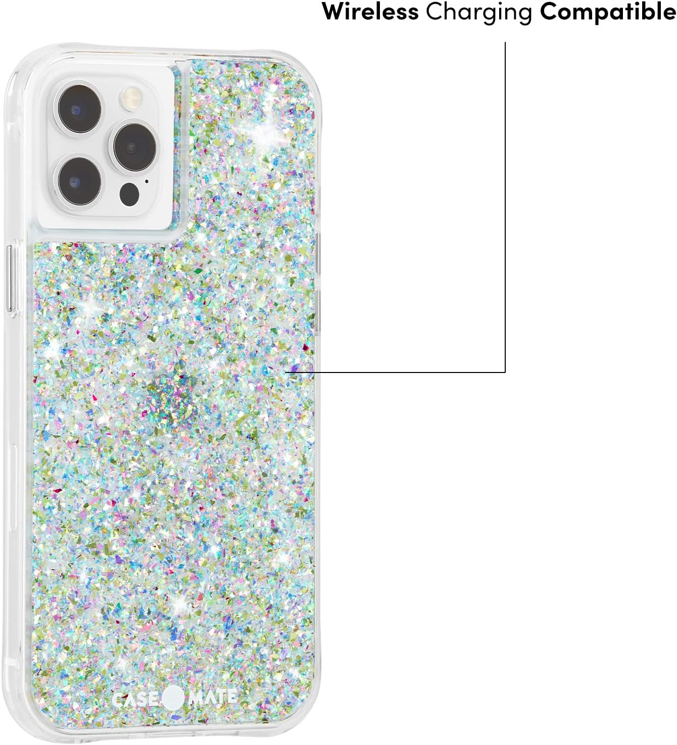 Case-Mate iPhone 12 Pro Max Confetti Twinkle Case 10 ft. Drop Protect