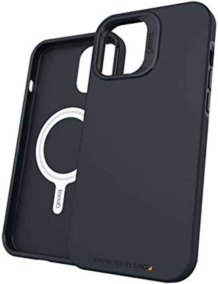 Gear4 Rio Snap Apple iPhone 12 Pro Max MagSafe Case, 13 ft Drop Protection - Black