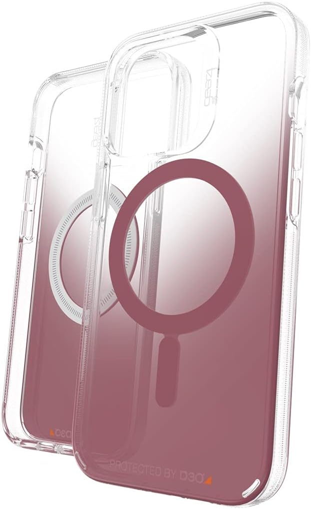 Gear4 Milan Snap MagSafe Case for Apple iPhone 13 Pro - Clear/Rose