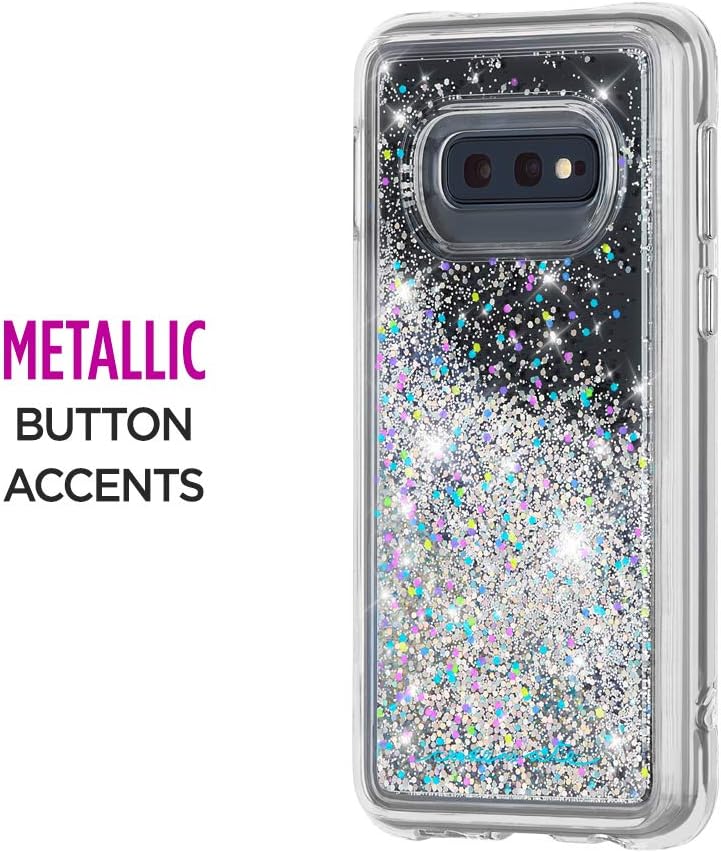Case-Mate Waterfall Samsung Galaxy S10e Liquid Glitter Case - Iridescent