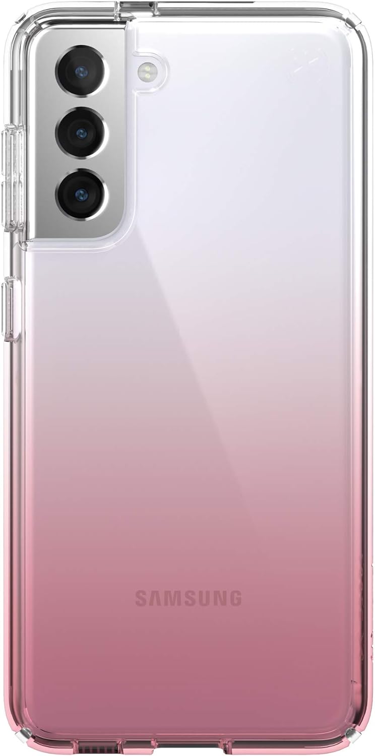 Speck Presidio Ombre Perfect Clear Samsung Galaxy S21 5G Case - Vintage Rose Fade