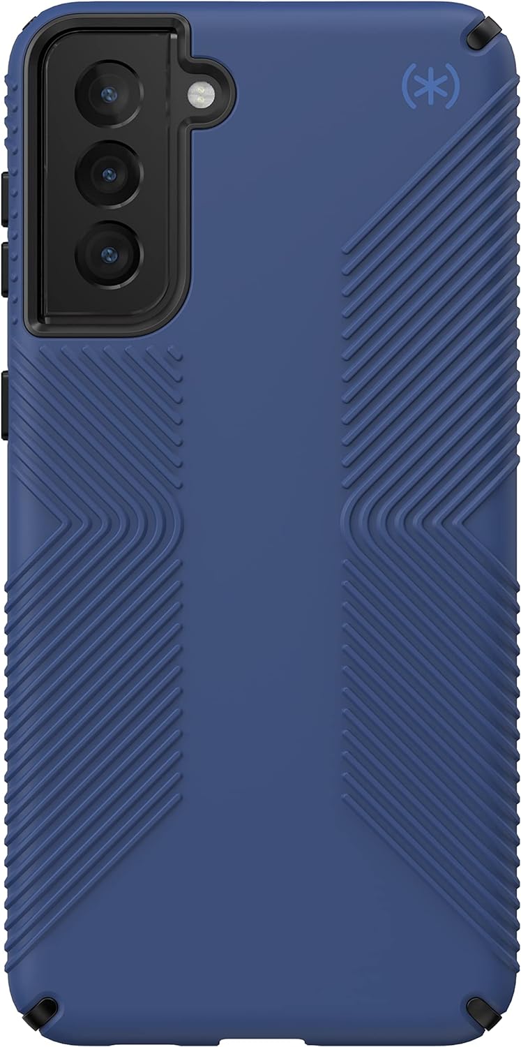 Speck Presidio2 Grip Case for Samsung Galaxy S21 Plus 5G with 13ft Drop Protection - Blue/Black