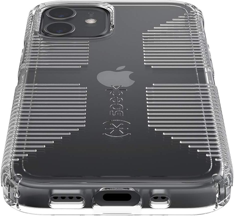 Speck Gem Shell Grip Apple iPhone 12 Mini Case, 8ft Drop Protection - Clear