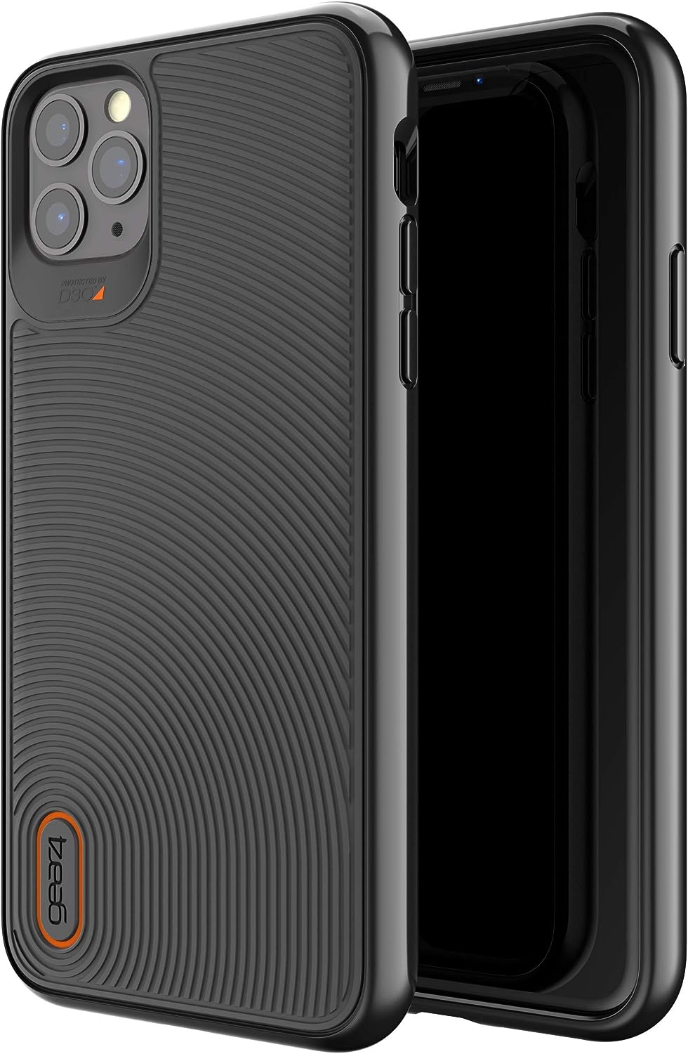 Gear4 Battersea Case for iPhone 11 Pro Max, Advanced Impact Protection - Black